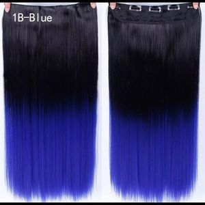 Synthetic hair extensions